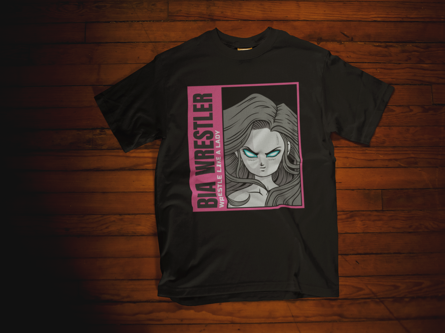 Wrestle Like A Lady - Premium Unisex Crewneck Tee