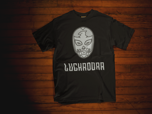 Luchadora Mask - Premium Unisex Crewneck Tee