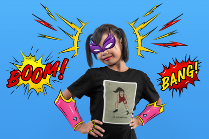 La Luchadora -  Premium Kids Crewneck T-shirt